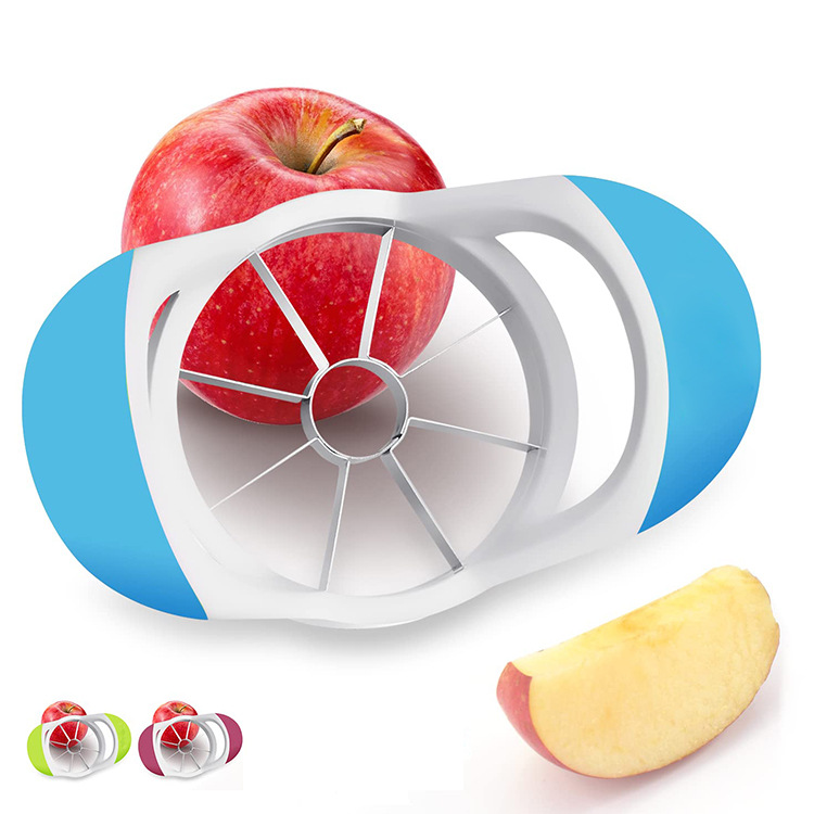 Large Apple Slicer Stainless Steel Apple Slicing Tool Multifunctional Kitchen Tool Fruit Divider 8-Way Fruit Slicer
