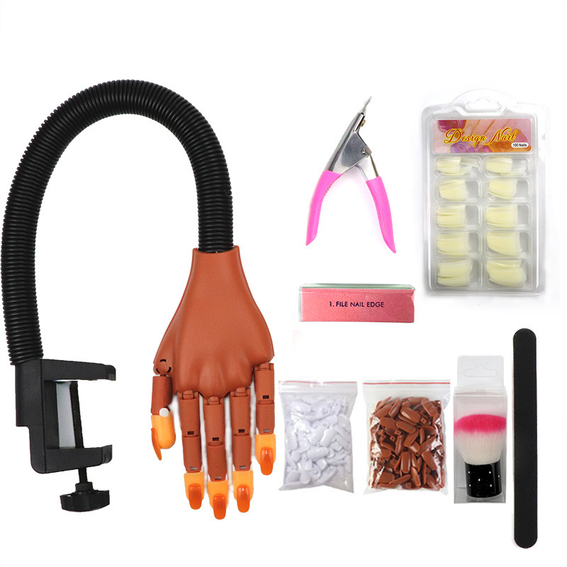 Cross-border Manipulator Set Manipulator Nail Piece Set Beginner Practice Activity Hand Model
