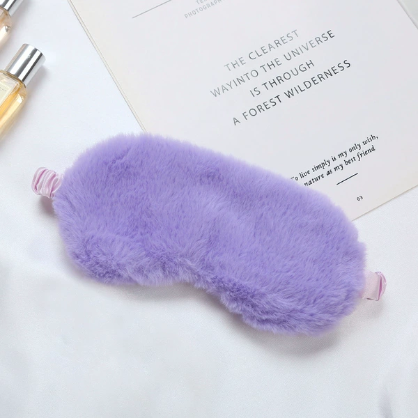 2# Violet plush eye mask
