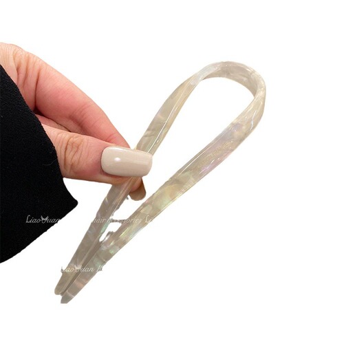 New Simple U-Shaped Hair Pin for Women, High-End Retro Ball Head Hairpin, Versatile Hair Comb for Daily Use