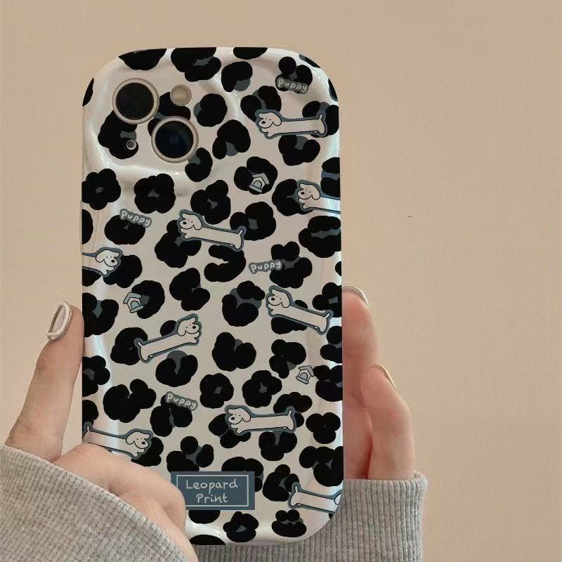 Funda para teléfono iphone16pro para cachorro de personalidad japonesa y coreana Apple 15/14/13promax nuevo 12/11
