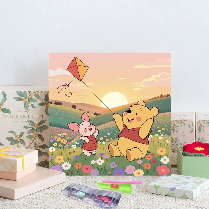 Алмазная мозаика 20×20 см, детская анимационная панно, полная выкладка, новый стиль, ручная работа DIY, декор для гостиной