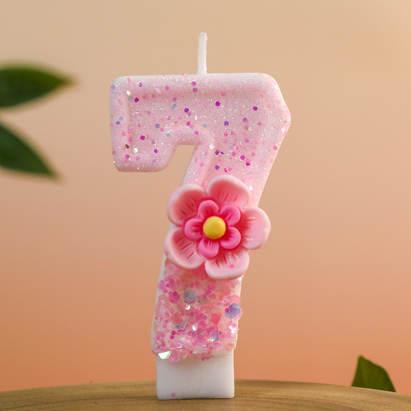 工場直販クロスボーダー DIY クリエイティブデジタル粘着粉末 0-9 キャンドル誕生日パーティーケーキデコレーションキャンドル|undefined