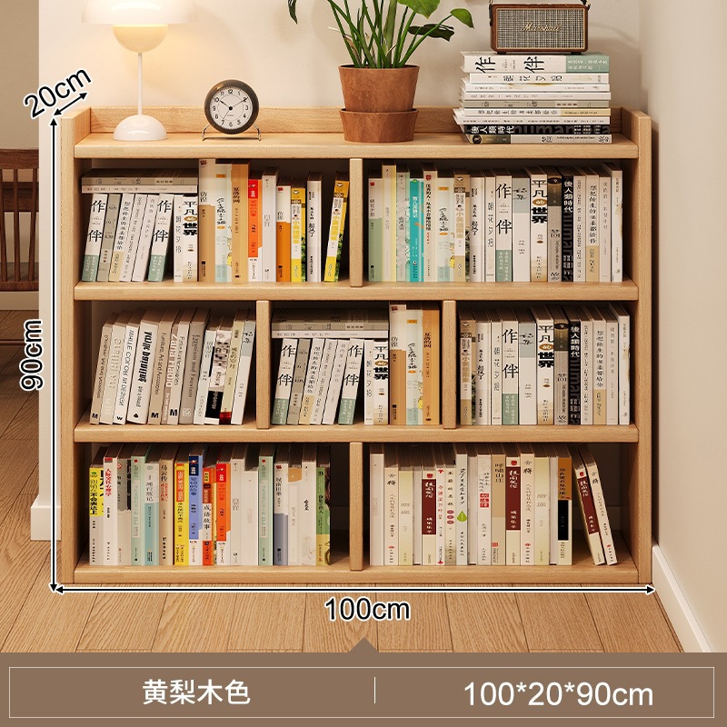 Estante de libros sala de estar estante de almacenamiento estante de escritorio de piso estante de almacenamiento de dormitorio hogar estante de almacenamiento de pared simple estante de cuadrillas multicapa