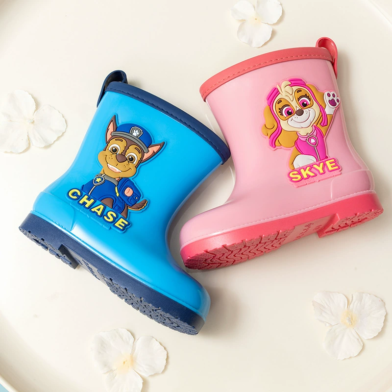 Wangwang команда детей мультфильм дождевые сапоги детский сад для мужчин и женщин