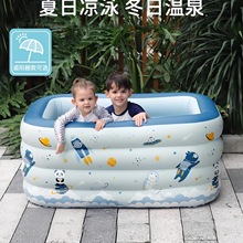 游艺设施充气游泳池婴儿宝宝泳池室内儿童玩具小型水池游泳圈家用