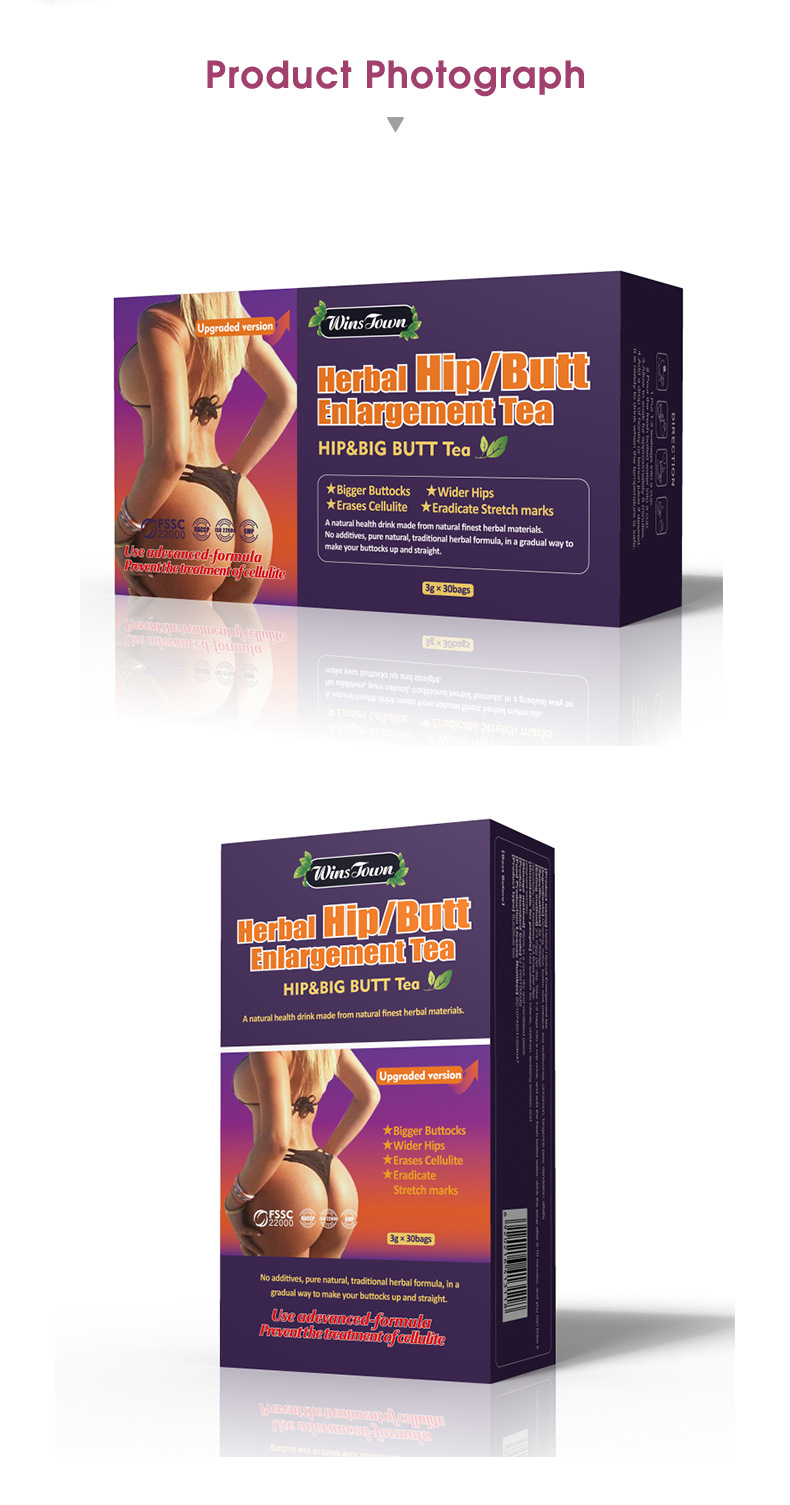Commerce électronique transfrontalier Fengrun 3 g x 30 sachets Thé pour femmes aux fesses et hanches généreuses_voghion.com