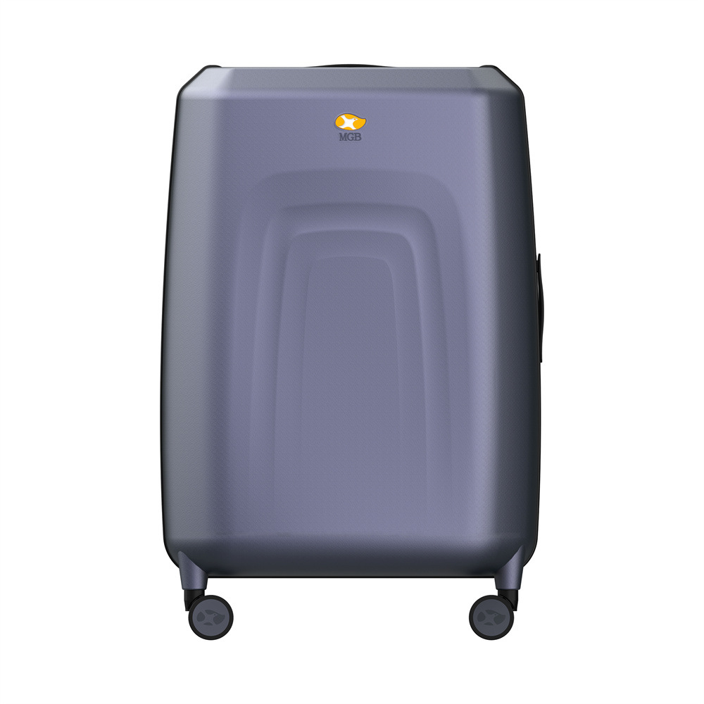 Vali nhựa PC 24 inch khung nhôm bánh xe đa hướng mật khẩu — Màu tối
