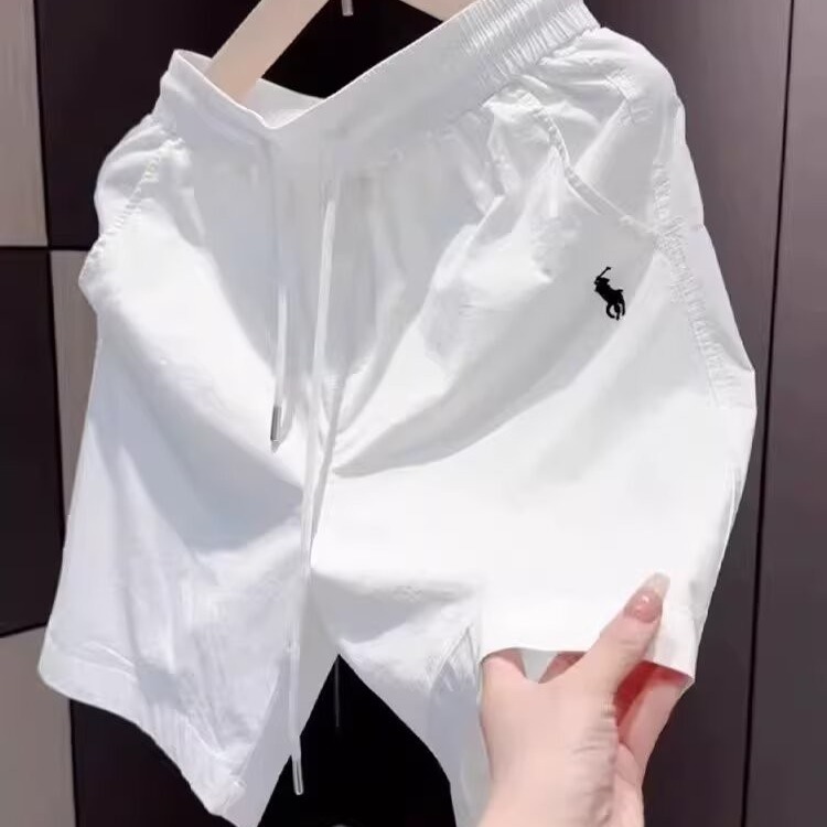 ヨーロッパカジュアルショーツメンズ2025夏人気ウォリアー刺繍ストレート5点パンツファッショントレンド大きいパンツ|undefined