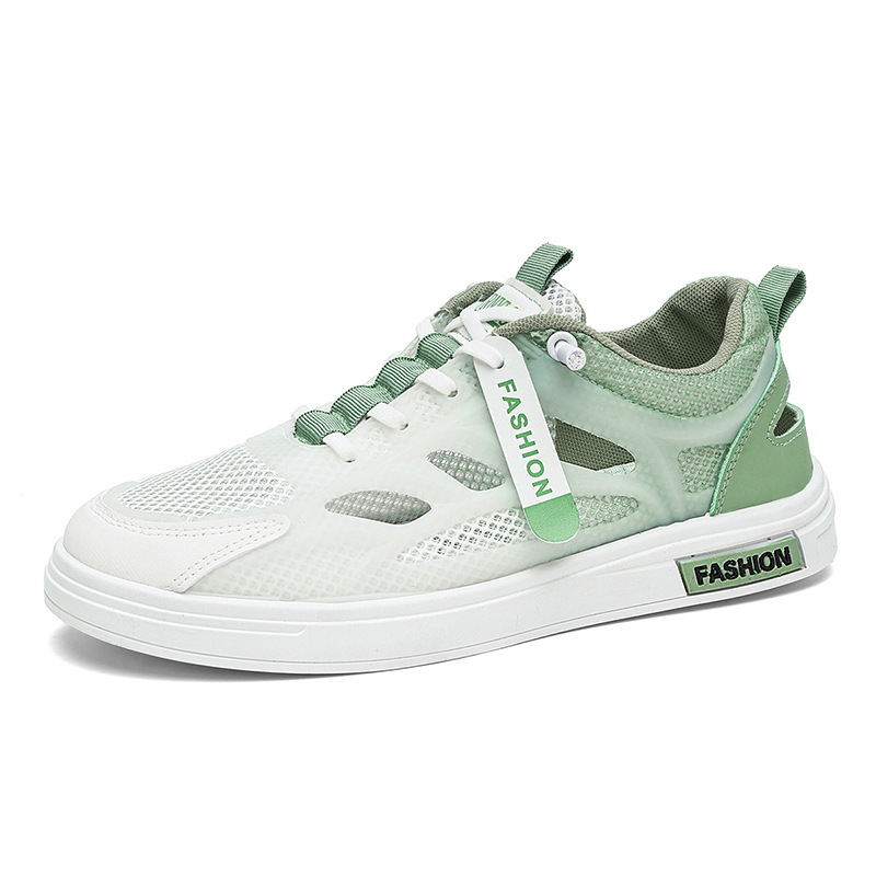 2026 zapatos de hombre de verano nuevos zapatos transpirables delgados de tendencia de zapatos de malla hueca de moda zapatos de skate casuales para hombres
