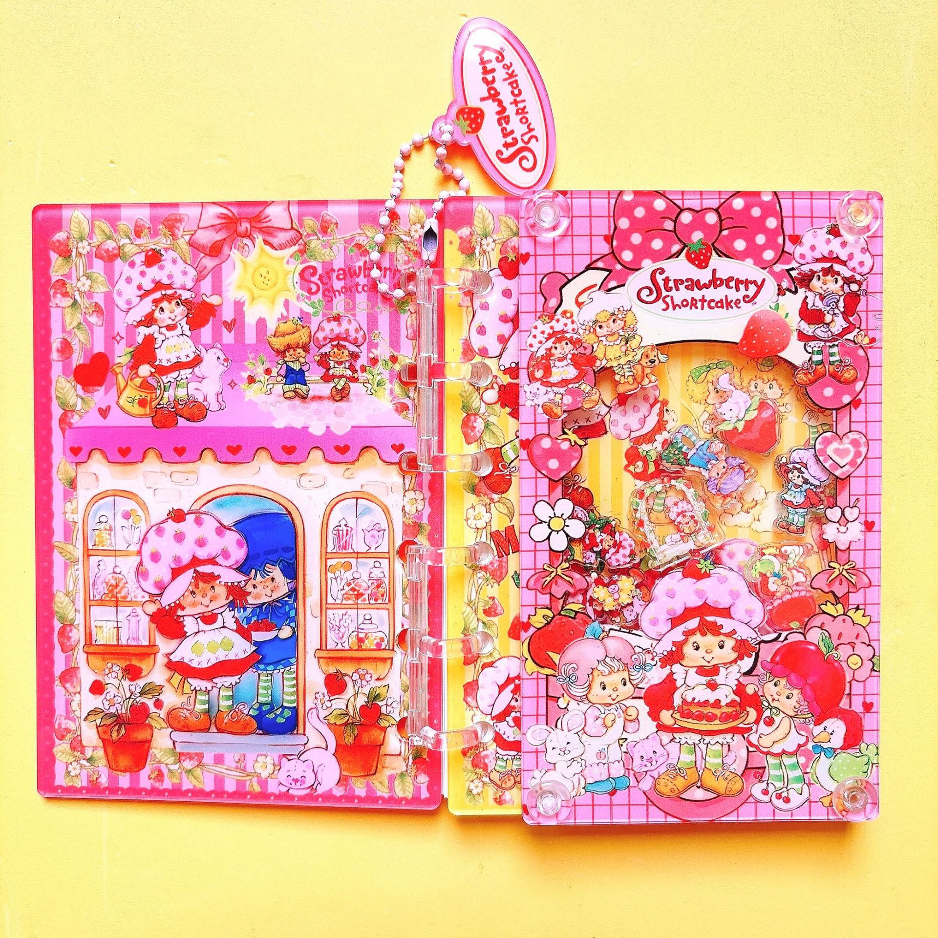 54種類の揺れるアクリルノート、クロスボーダーで人気のTikTokで話題の美しいルーズリーフノート、DIY A7/A5