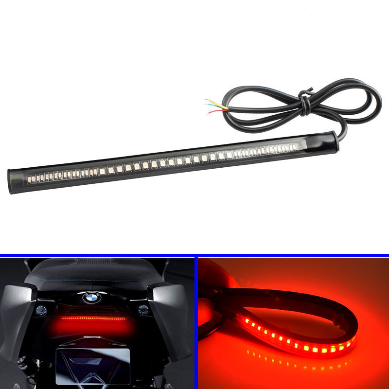 motocicleta led luz de dirección tira de lámpara led barra de lámpara impermeable   48Lámpara de freno LEDSMDL