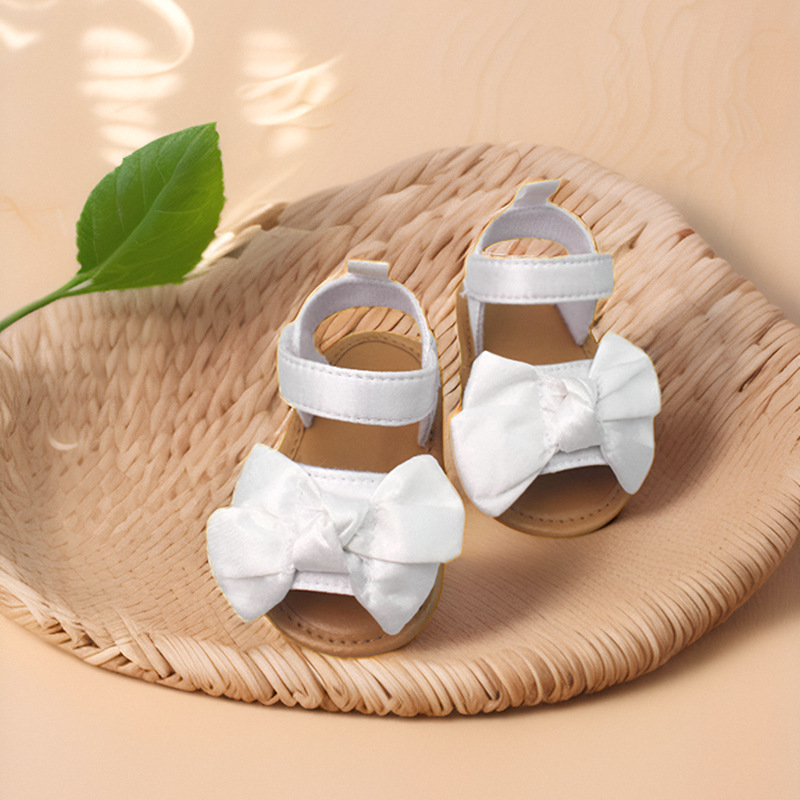 Sandalias con Lazo para Niñas con Cierre de Velcro para Uso Diario en Verano image 2