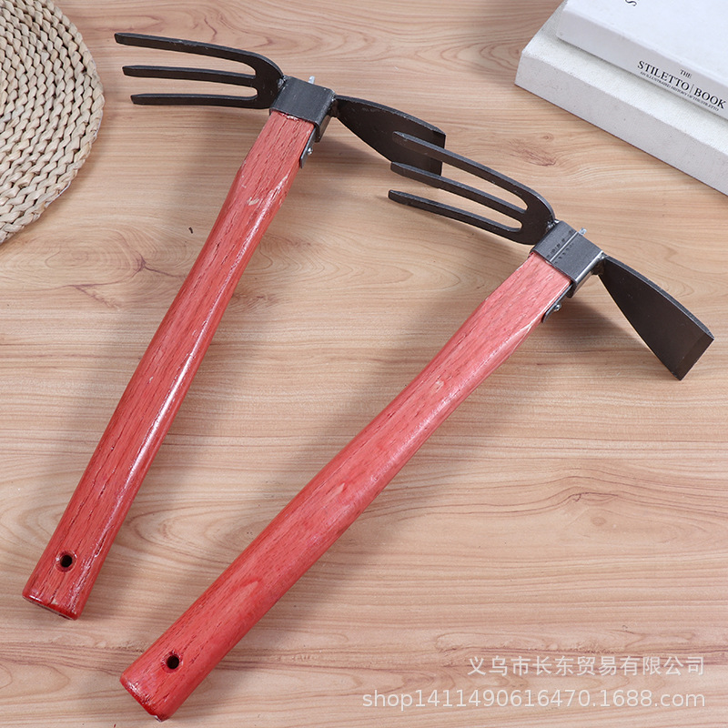 小锄头家用户外园林艺种植农具翻地开荒挖土农用种菜挖笋工具耙子