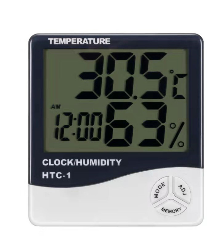 termómetro con reloj termómetro interior y exterior