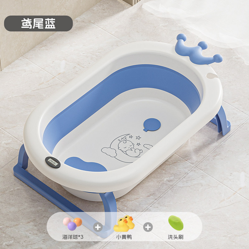 Bañera Plegable para Bebé Grande de PP Plegable para Recién Nacidos