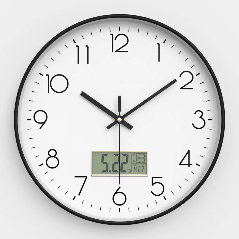 Настенные часы, домашние часы, настенные часы, настенные часы, простая гостиная, домашняя стена, спальня, кварцевые часы без пробивания круглые волосы