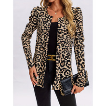 U 76608 Printed Round Neck Cardigan ӡ��Բ�쿪������ͨŷ