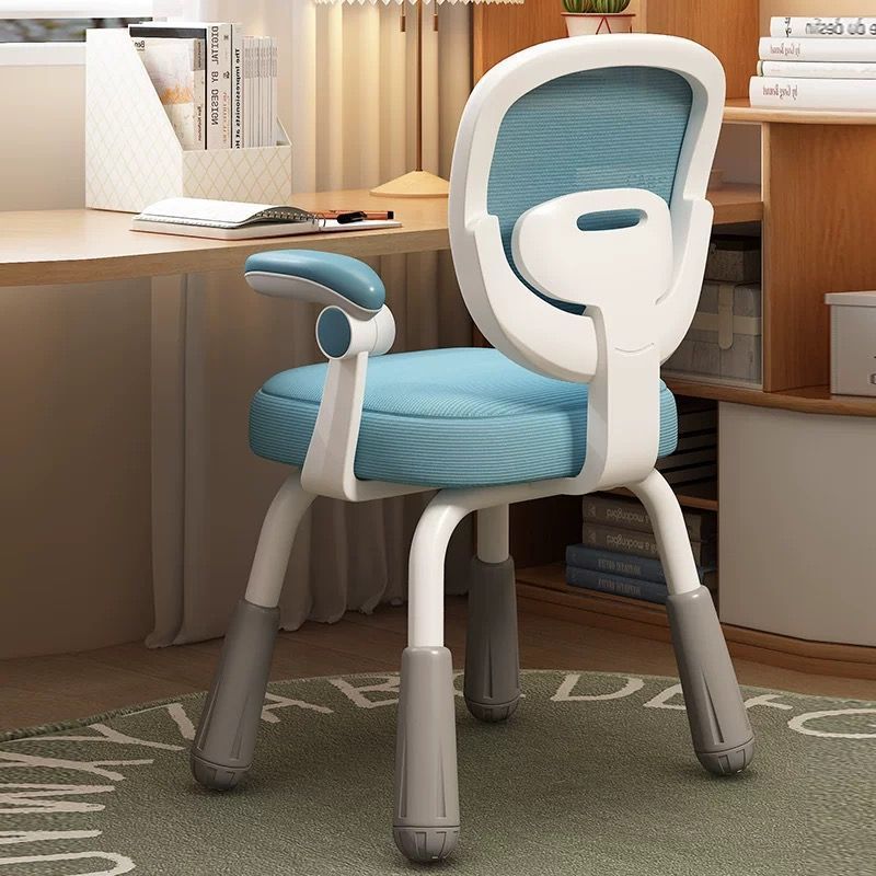 Children's Learning Chair Home Adjustable Lift Student Seat Desk Writing Chair Correction Sitting Posture Special Back Chair
