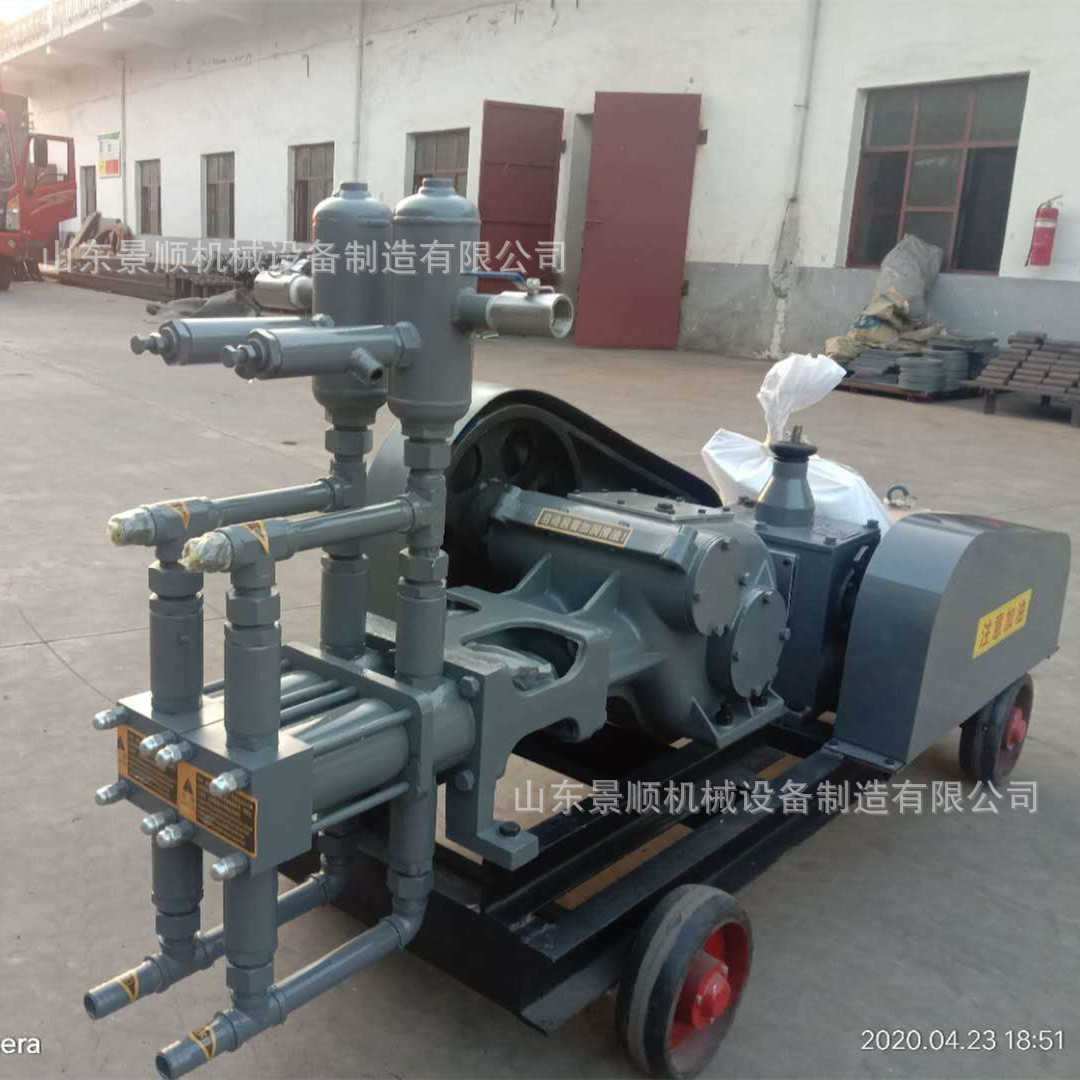 供应SYB90注浆机 建筑11KW双缸双液注浆泵 四档变量活塞式泥浆泵