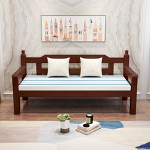 新中式全實木沙發組合出租房客廳簡約長椅小戶型兩三人位家用