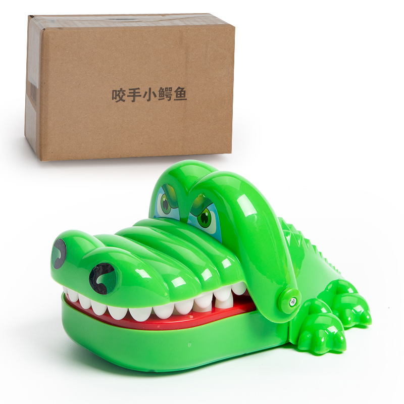 Free Shipping for Children's Finger-Biting Crocodile, Dinosaur, Tooth-Pulling Shark Prank Stress-Relief Toys