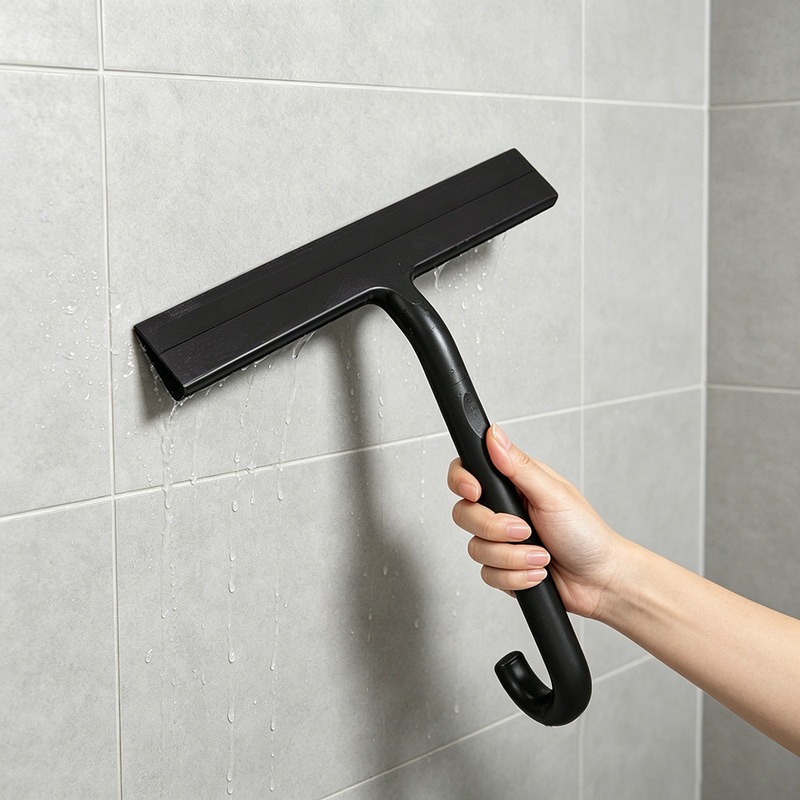 Plastic Squeegee for Home Use, Silicone Hook Glass Squeegee, Window Glass Scraper, Professional Cleaning Tool Plastic Squeegee for Home Use, Silicone Hook Glass Squeegee, Window Glass Scraper, Professional Cleaning Tool