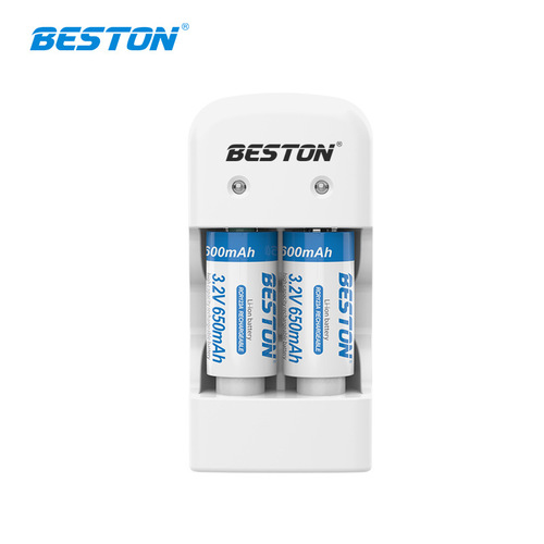 beston RCR123A battery charger set 3.6V rechargeable lithium battery charger