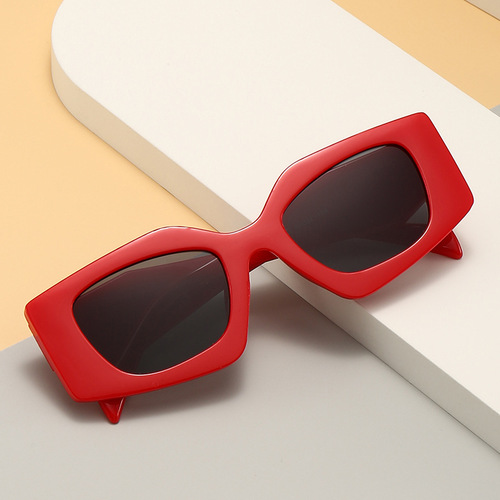 Polygon corner Korean style sunglasses for men, 23 new model, European and American sunglasses, wholesale sunglasses for women