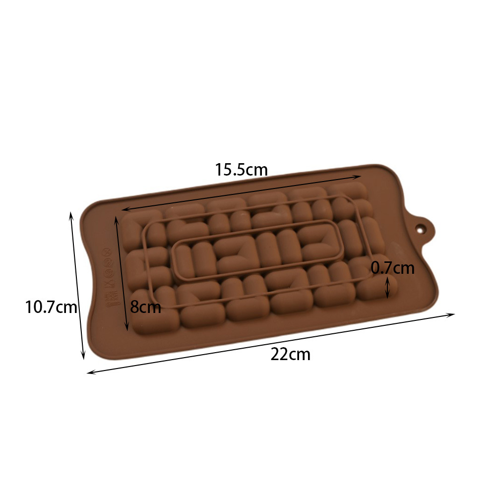 Molde de Silicona para Chocolate DIY, Multiuso con Formas de Dibujos Animados para Repostería