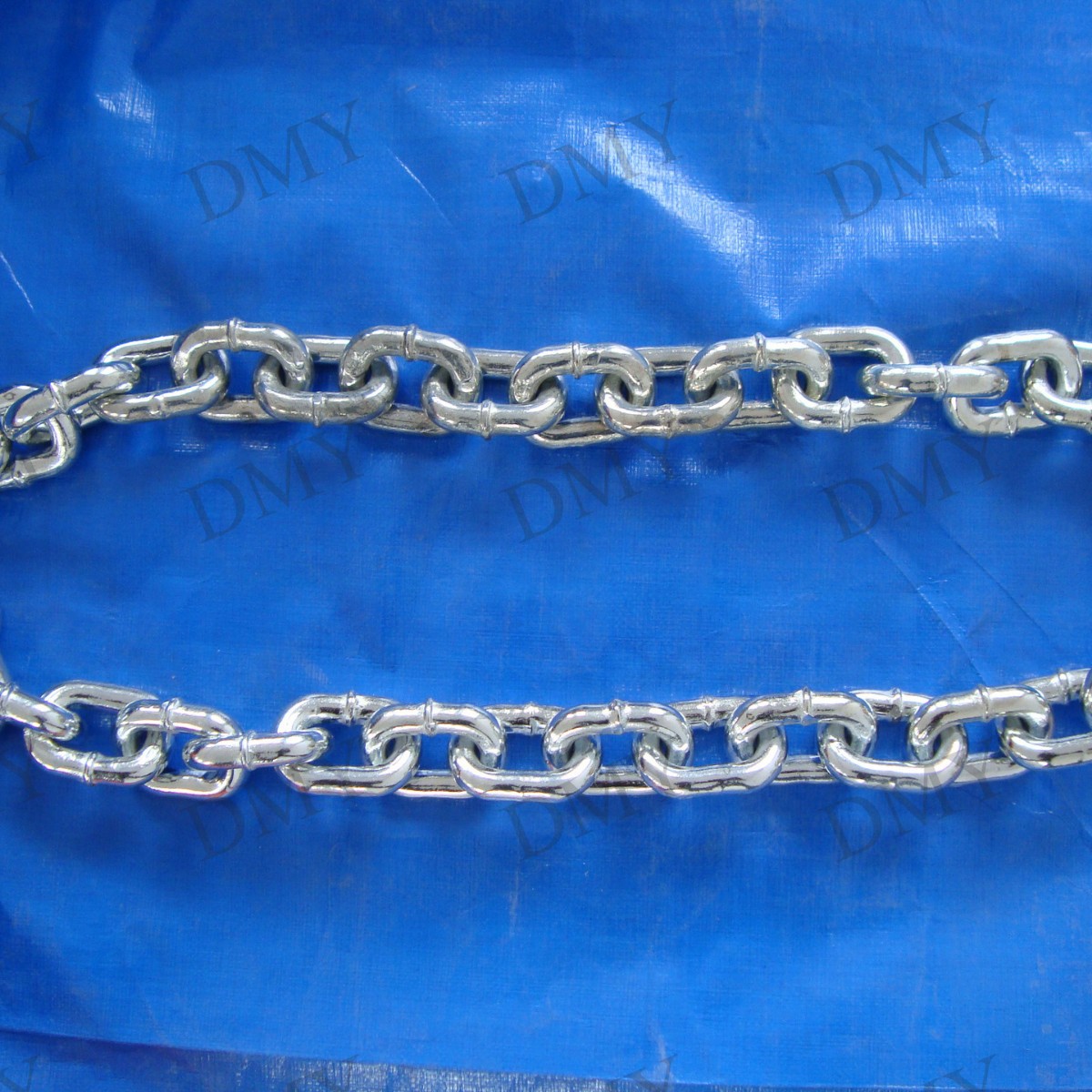 瑞欣链条长期加工生产优质的镀锌链条德标DIN766塑钢链 护栏链条