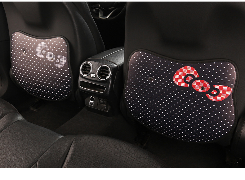 Cute Anti-Kick Pads for Women's Car Seats, Anti-Dirt Pads for Car Seat Backs, Anti-Kick Pads for Children in the Back Seats
