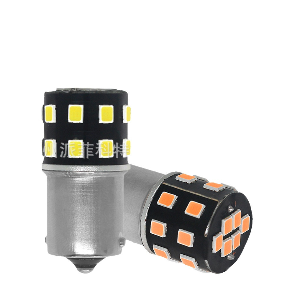 Nuevas luces de dirección 1156 1157 3014 24SMD sin errores Canbus lámpara de señal de dirección