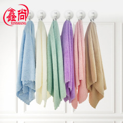 珊瑚絨毛巾批發素色切邊柔軟吸水毛巾賓館洗浴一次性毛巾印刷logo