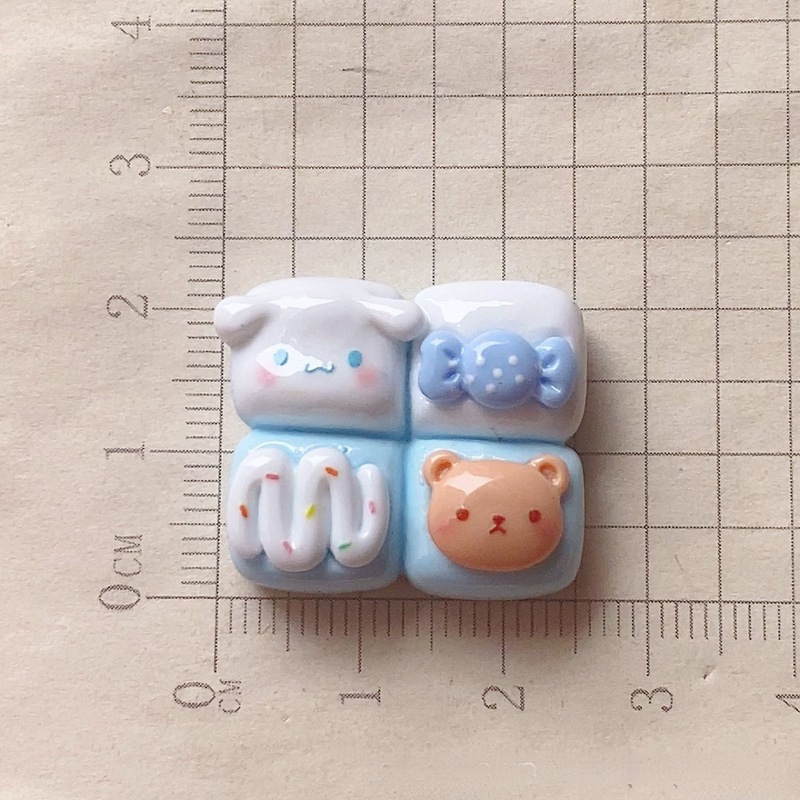 樹脂アクセサリー diy クリーム接着剤漫画ヘアピン下駄バックル装飾品装飾昔ながらのパンおもちゃ|undefined