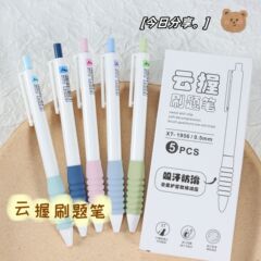 スポンジクラウドペンソフトカバープレスペン小さな新鮮なプレスゲルペン速乾性stヘッドブラシペン卸売スムーズ