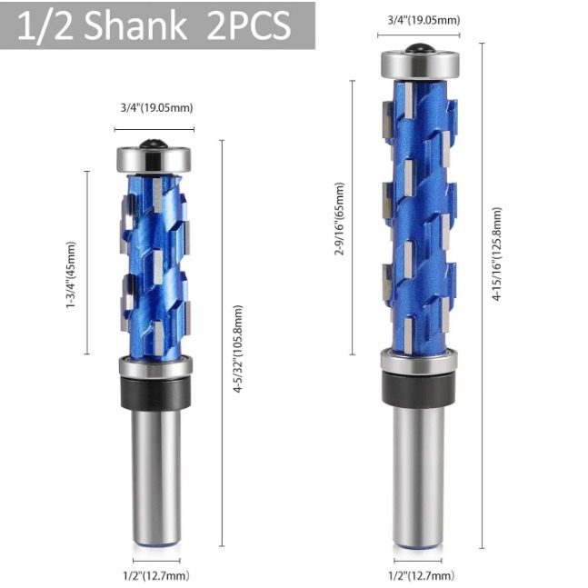 木工双轴承修边螺旋刀修边刀舍弃式镂铣刀轴承仿形数控雕