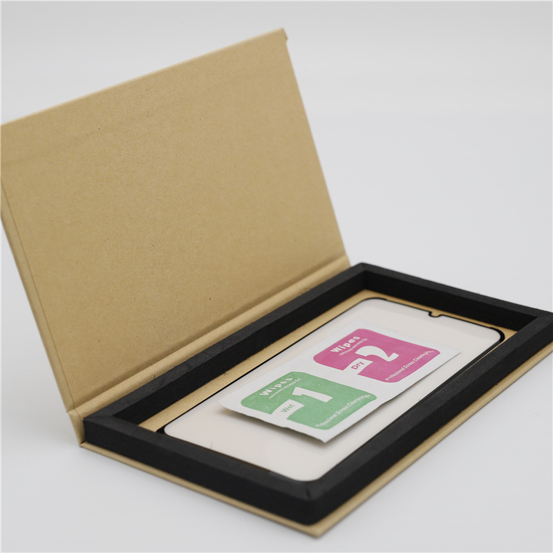Caja de embalaje de la película del teléfono móvil de la caja de papel en blanco universal de 6,7 pulgadas