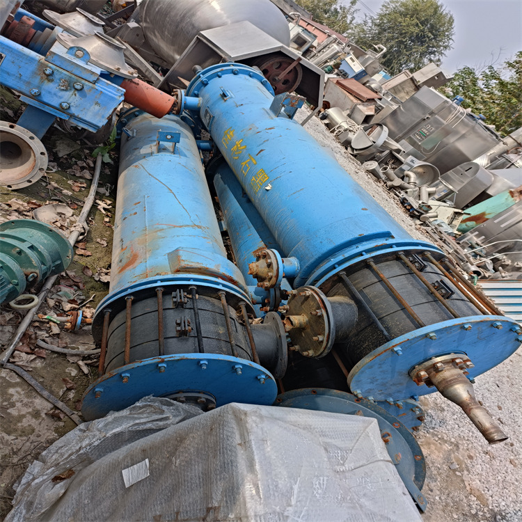 二手40平方石墨块冷凝器 列管冷凝器意达供应