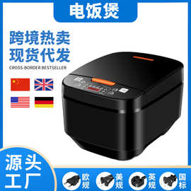 跨境出口家用电饭煲5L大容量3-4人多功能预约定时电饭煲会销礼品