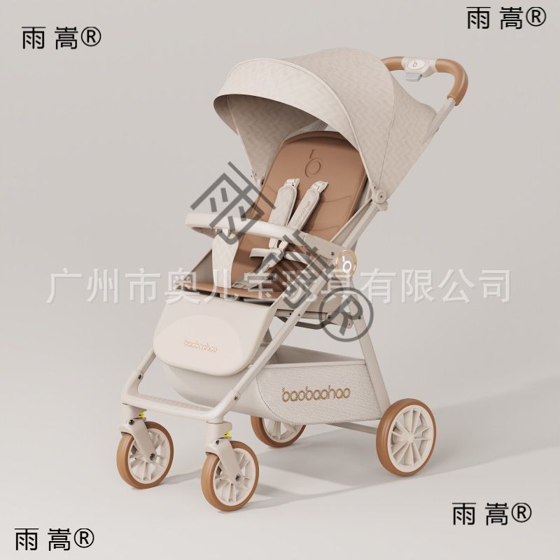 Baby Stroller Can Sit and Lie Down, Lightweight Stroller, Foldable Pocket Stroller, 0-3 Years Old Baby Stroller