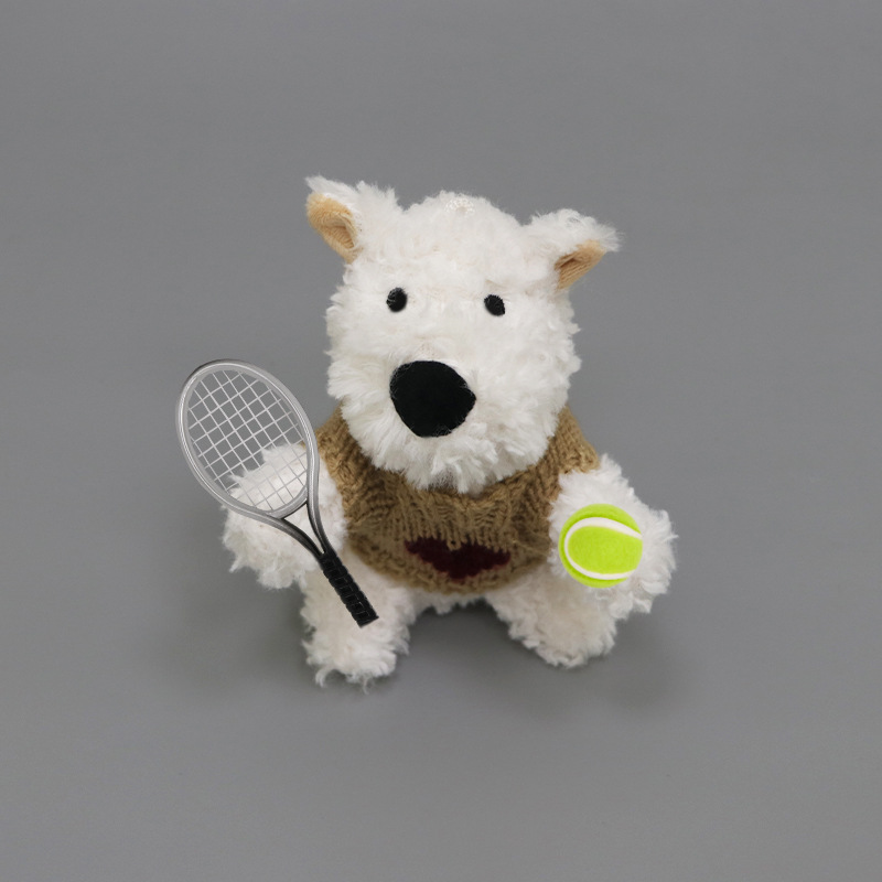 Брелок в теннисном стиле West Highland Dog Хаки Love Sweater