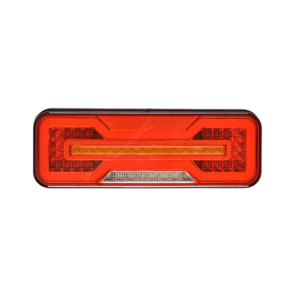 Cross-Border In-Stock 12V24V Led Universal Truck Tail Light Trailer Truck Sequential Tail Light Electronic Rear Tail Light