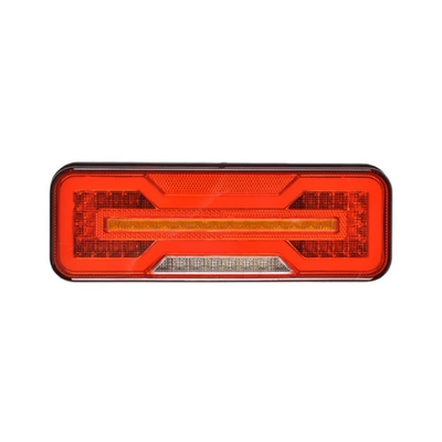 Cross-Border In-Stock 12V24V Led Universal Truck Tail Light Trailer Truck Sequential Tail Light Electronic Rear Tail Light (Tail light) - 12v