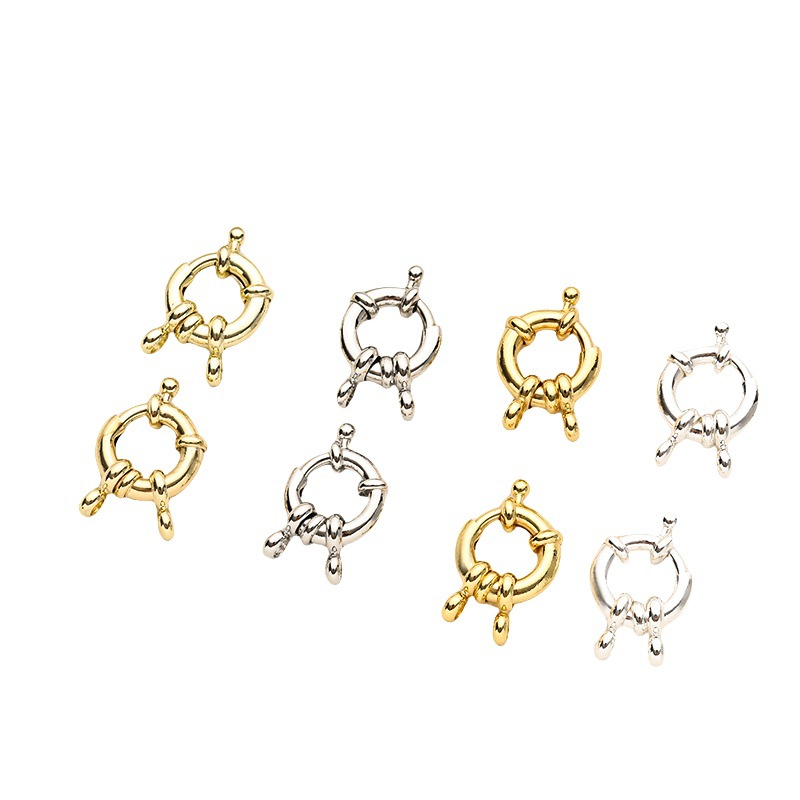 Sailor's Clasp Pattern All Seasons Season Plating Design Simple Style Style 10 PCS/Package Copper Sailor's Clasp Jewelry Buckle