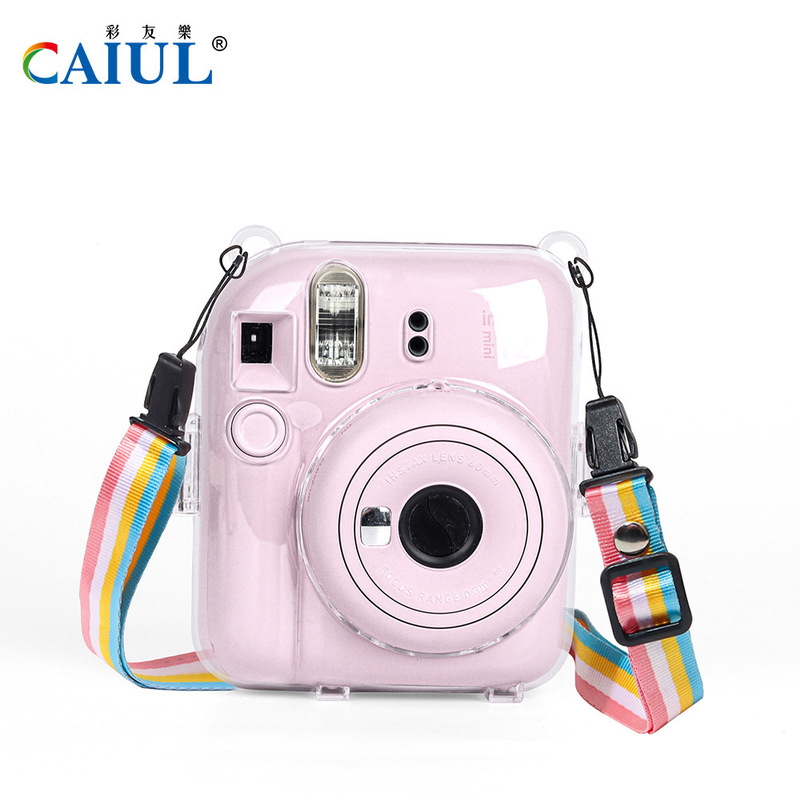 For use with the crystal crystal case crystal case protective cover for the camera transparent instax mini12 protective cover with rope