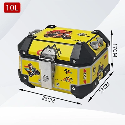 mini 581013 ultra-thick 15L — Motorcycle trunk - 10l-fresh-motorcycle-travel-sticker-luxurious-interior-lining
