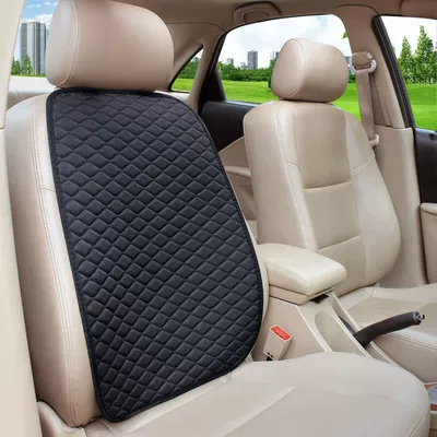 Seat cushion, seat cover: Breathable Three-Piece Set, Drop-Shipping - black-backrest