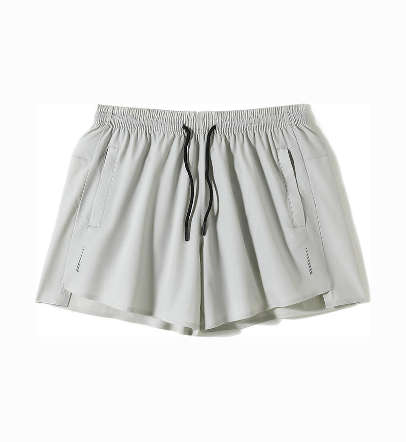 Pantalones cortos de secado rápido, pantalones de entrenamiento de malla transpirables para hombres, entrenamiento de maratón, pantalones deportivos