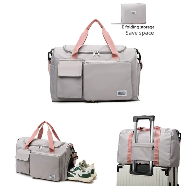 Wholesale New Foldable Large-Capacity Short-Distance Travel Bag Dry and Wet Separation Fitness Bag Swimming Bag Portable Luggage Bag